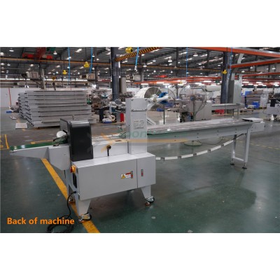 Bakery product / Chocolate / Rotary cutter base flow type packing machine' />
