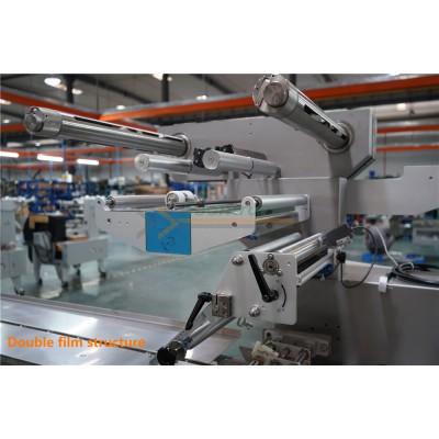 Bakery product /Chocolate/Medical product  Rotary cutter base flow type packing machine' />