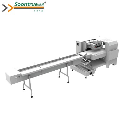 SZ-801W Reciprocating cutter base Down film structure flow type packing machine' />