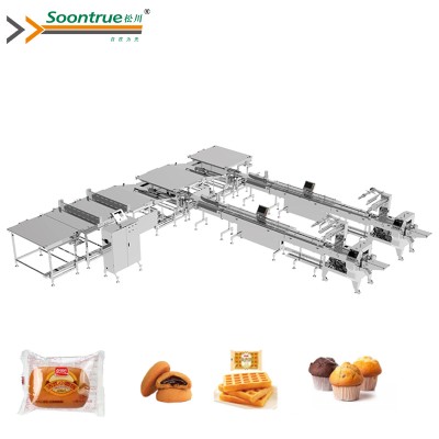 Bakery product full automatic feeding and packing system' />