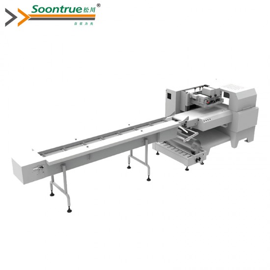 SZ-801W Reciprocating cutter base Down film structure flow type packing machine