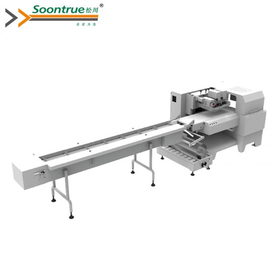 Fruit and vegetable big sachet flow type packing machine